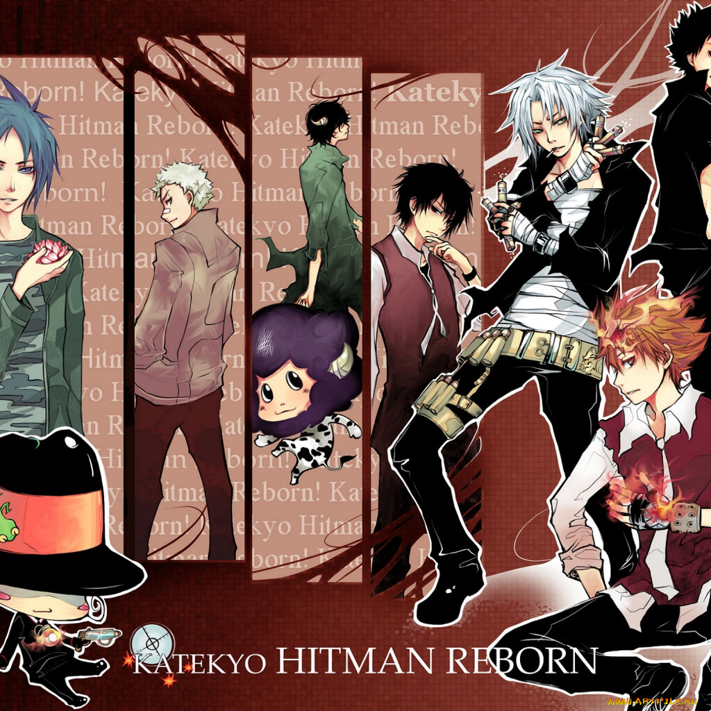 Обои Аниме Katekyo Hitman Reborn!, обои для рабочего стола, фотографии аниме,  katekyo, hitman, reborn, реборн Обои для рабочего стола, скачать обои  картинки заставки на рабочий стол.